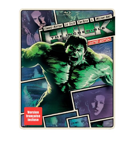 THE INCREDIBLE HULK (STEELBOOK EDITION) [BLU-RAY + DVD + DIGITAL COPY + ULTRAVIOLET] (BILINGUAL)