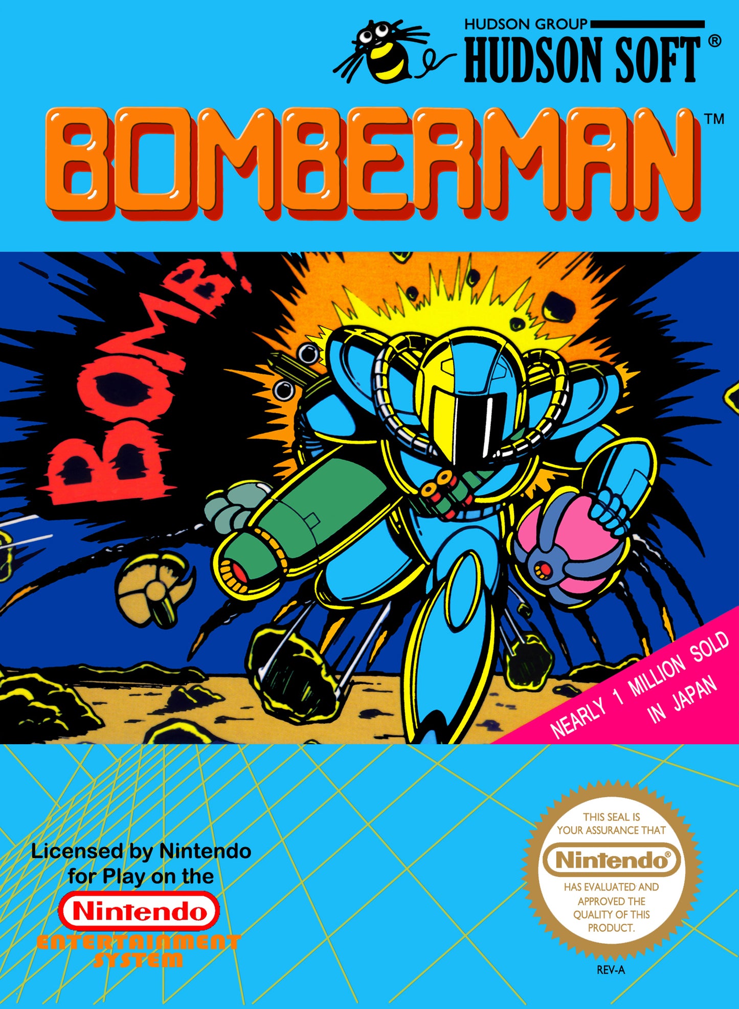 BOMBERMAN  - NES (W/BOX & MANUAL)