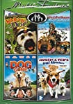 FOUR MOVIES ON 2 DVD'S - KARATE DOG, CHILLY DOGS, DOG GONE, AUSSIE & TED'S ADVENTURE