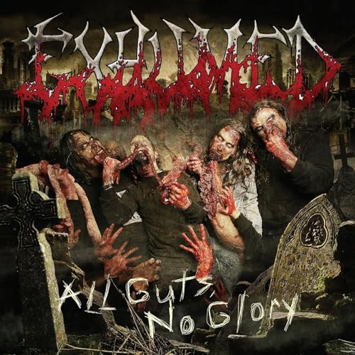 EXHUMED - ALL GUTS, NO GLORY (SWAMP GREEN WITH SPLATTER EDITION VINYL)