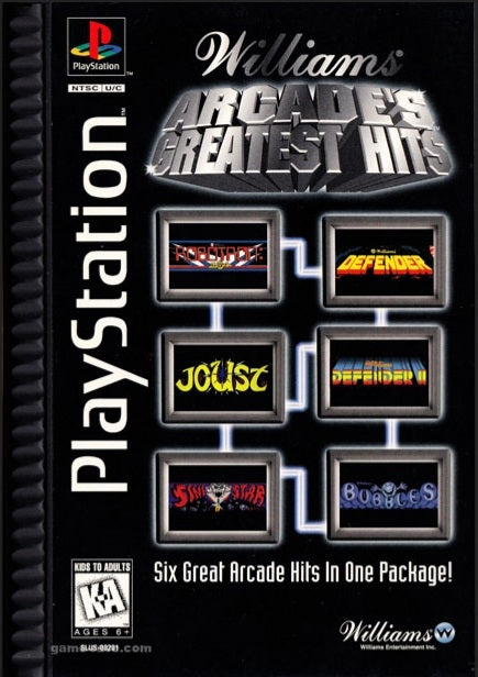 WILLIAMS ARCADE'S GREATEST HITS (LONGBOX  - PS1