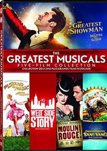 GREATEST SHOWMAN/MOULIN ROUGE/WEST SIDE - DVD-MUSICAL COLLECTION (5 DVDS)