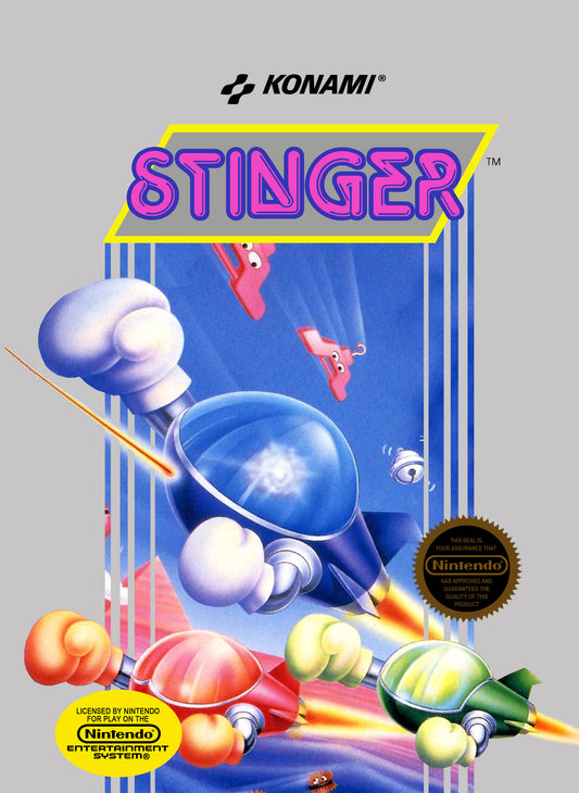 STINGER  - NES (W/BOX & MANUAL)