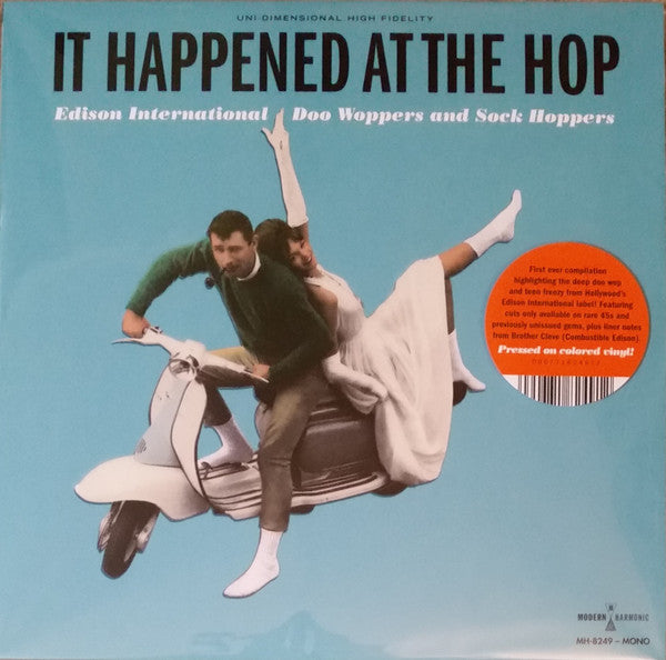 VARIOUS - IT HAPPENED AT THE HOP - EDISON INTERNATIONAL DOO WOPPERS AND SOCK HOPPERS