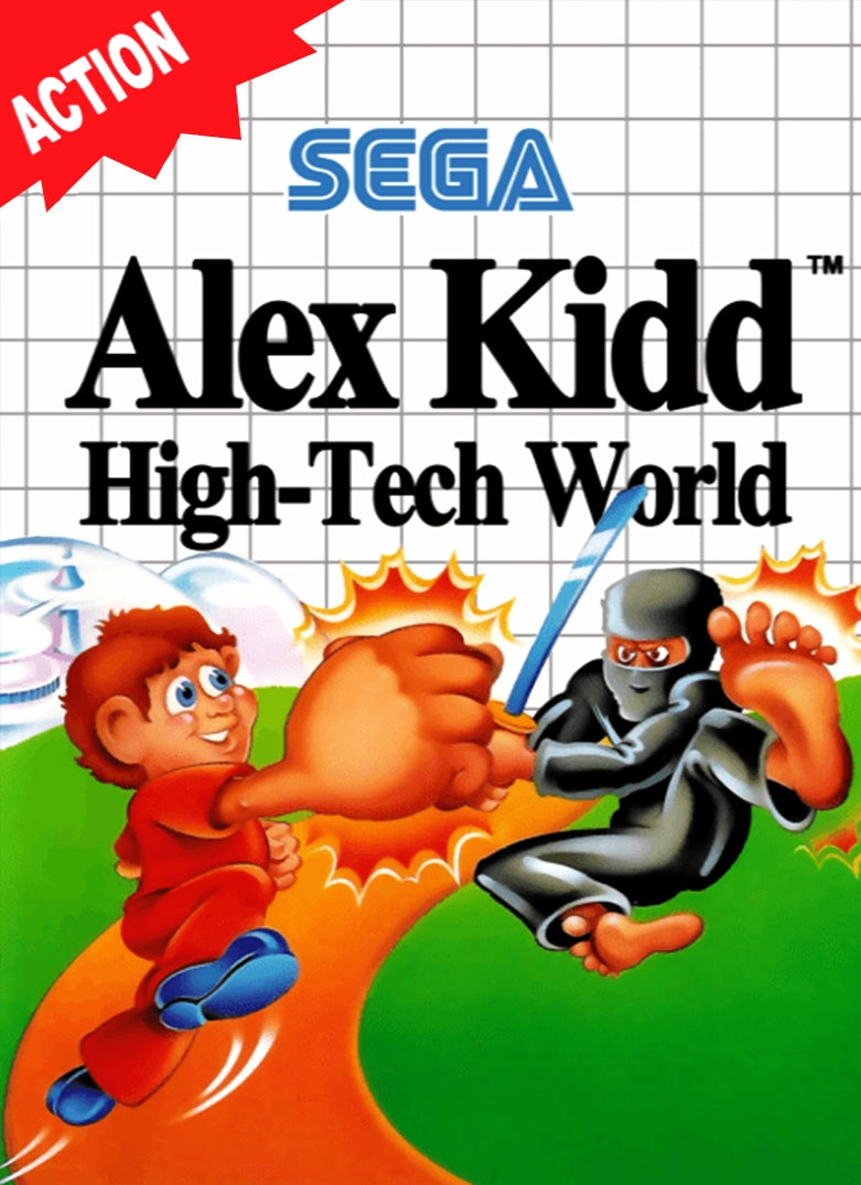 ALEX KIDD IN HIGH-TECH WORLD  - MS