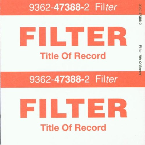 FILTER - TITLE OF RECORD