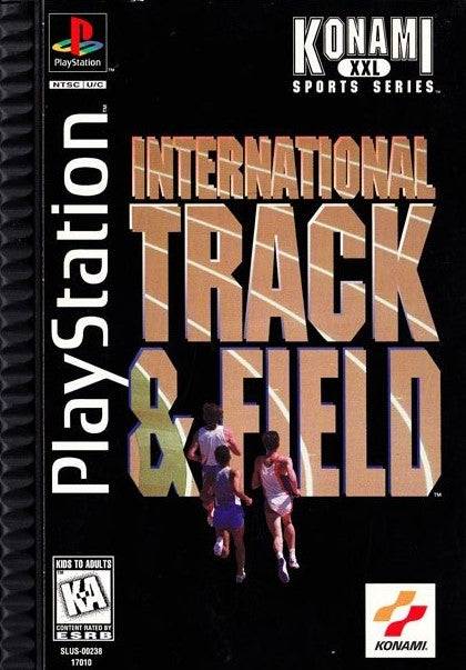 INTERNATIONAL TRACK & FIELD (LONGBOX)  - PS1
