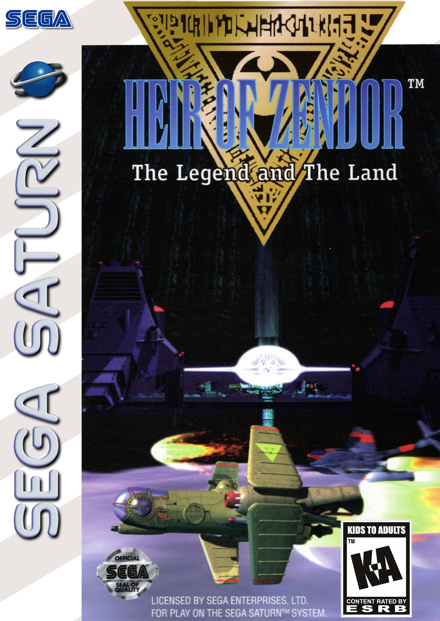 HEIR OF ZENDOR: THE LEGEND & THE LAND  - SATURN