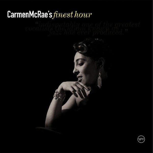 MCRAE, CARMEN  - CARMEN MCRAE'S FINEST HOUR