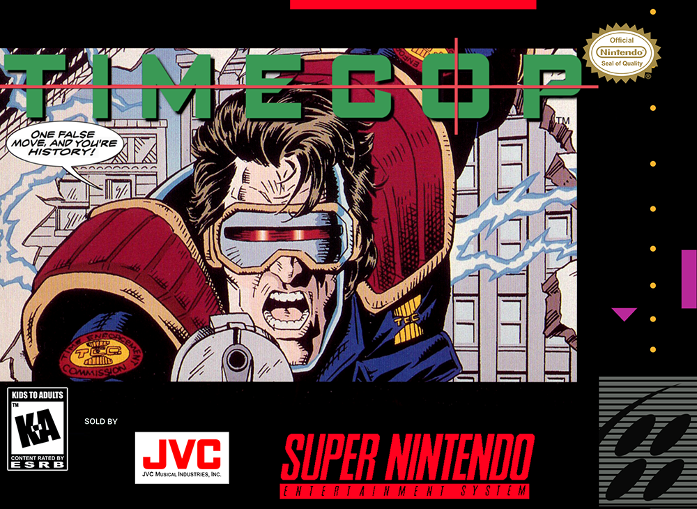 TIME COP  - SNES (W/BOX & MANUAL)
