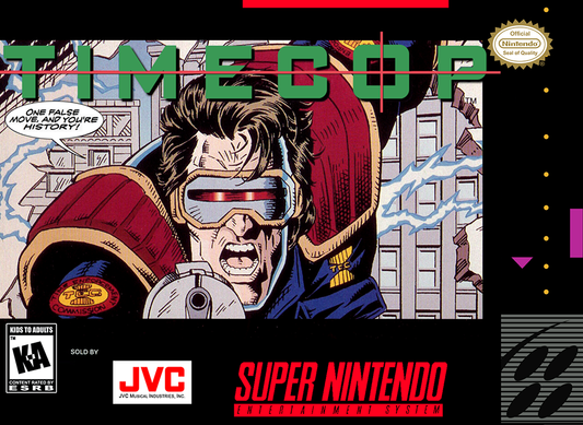 TIME COP  - SNES (W/BOX & MANUAL)