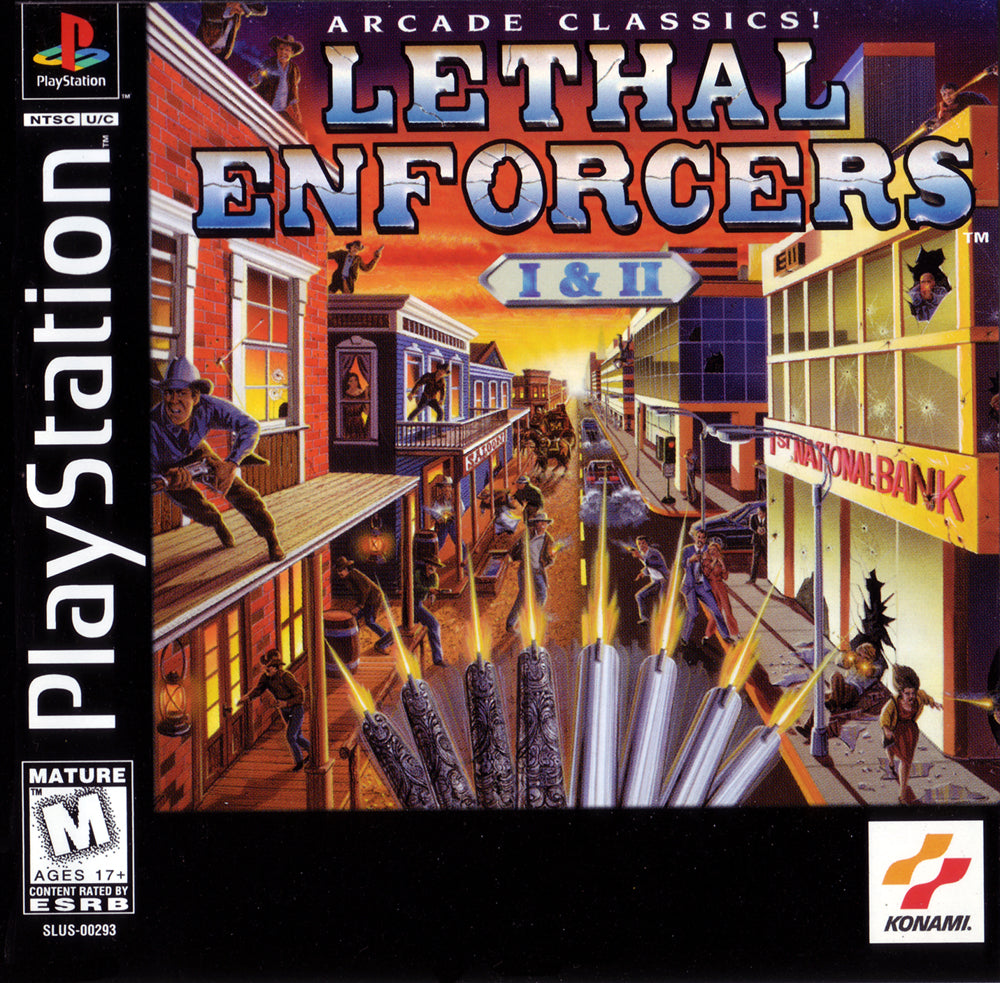 LETHAL ENFORCERS 1 & 2  - PS1