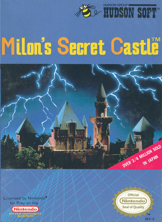 MILON'S SECRET CASTLE  - NES (W/BOX)