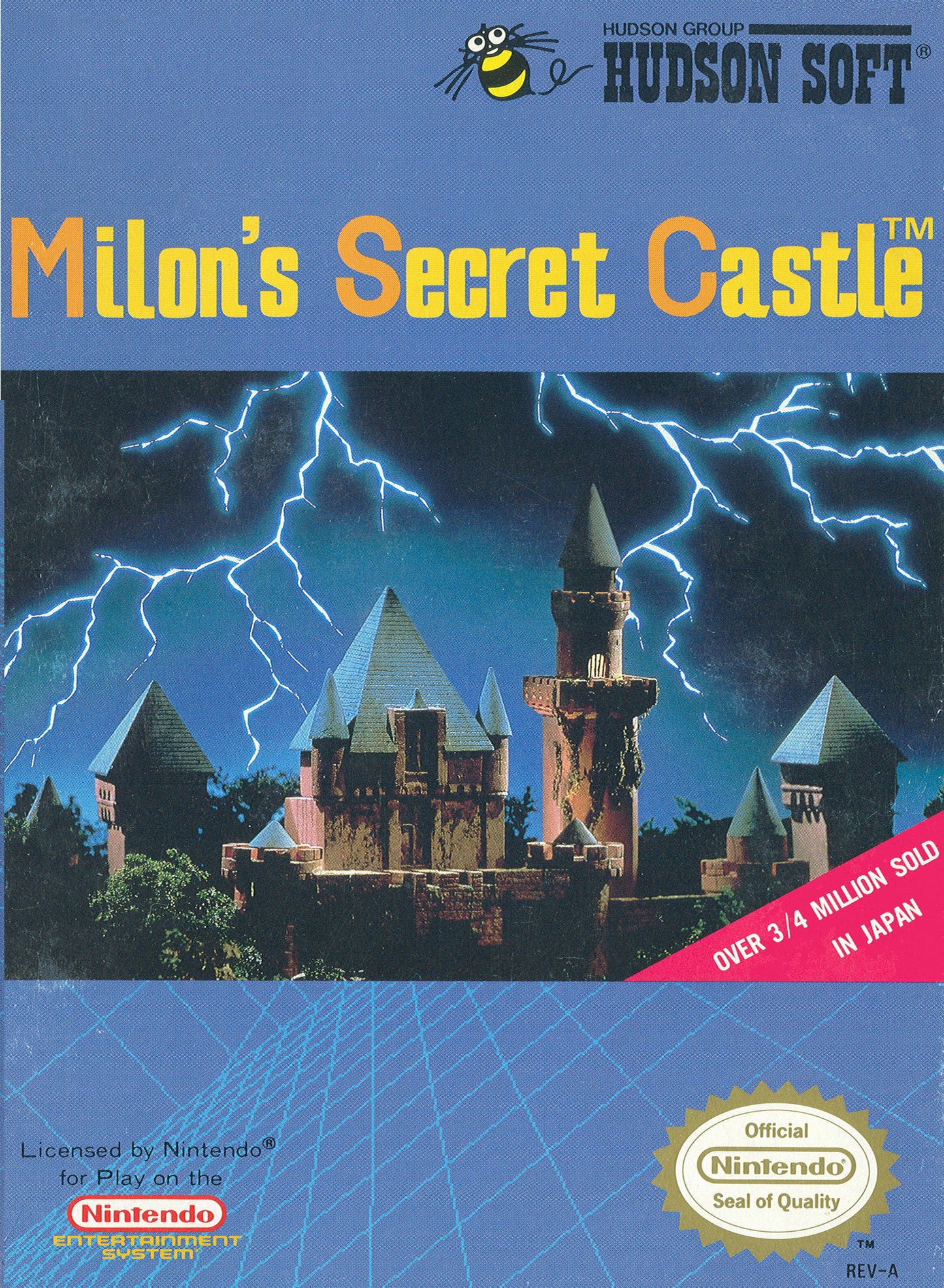 MILON'S SECRET CASTLE  - NES (W/BOX & MANUAL)