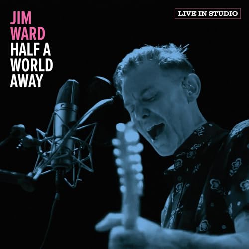 JIM WARD - HALF A WORLD AWAY (OPAQUE HOT PINK WITH BLACK & SKY BLUE VINYL)