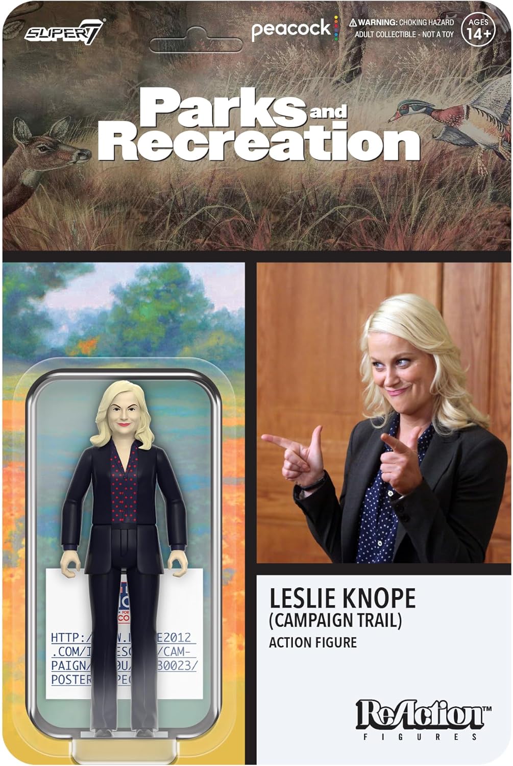 PARKS & RECREATION: LESLIE KNOPE (CAMPAIGN TRAIL) - REACTION-3.75"