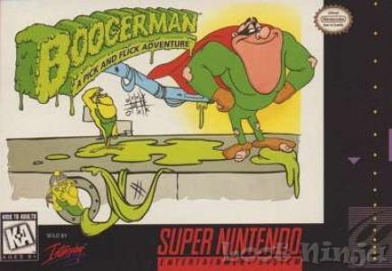 BOOGERMAN: A PICK & FLICK ADVENTURE  - SNES (W/BOX)