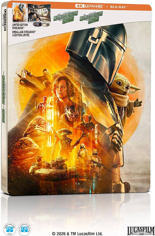 MANDALORIAN & GROGU  - BLU-4K-INC. BLU COPY-STEELBOOK
