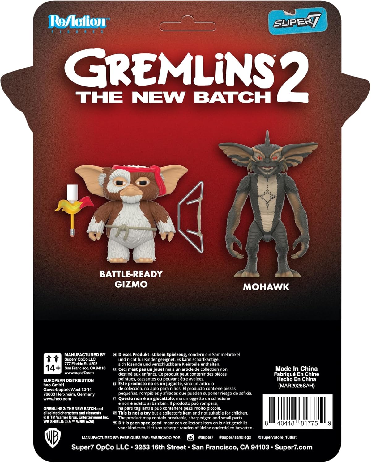 GREMLINS: MOHAWK - REACTION-3.75"