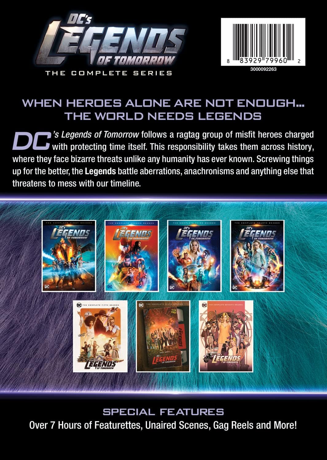 DC'S LEGENDS OF TOMORROW  - DVD-COMPLETE SERIES