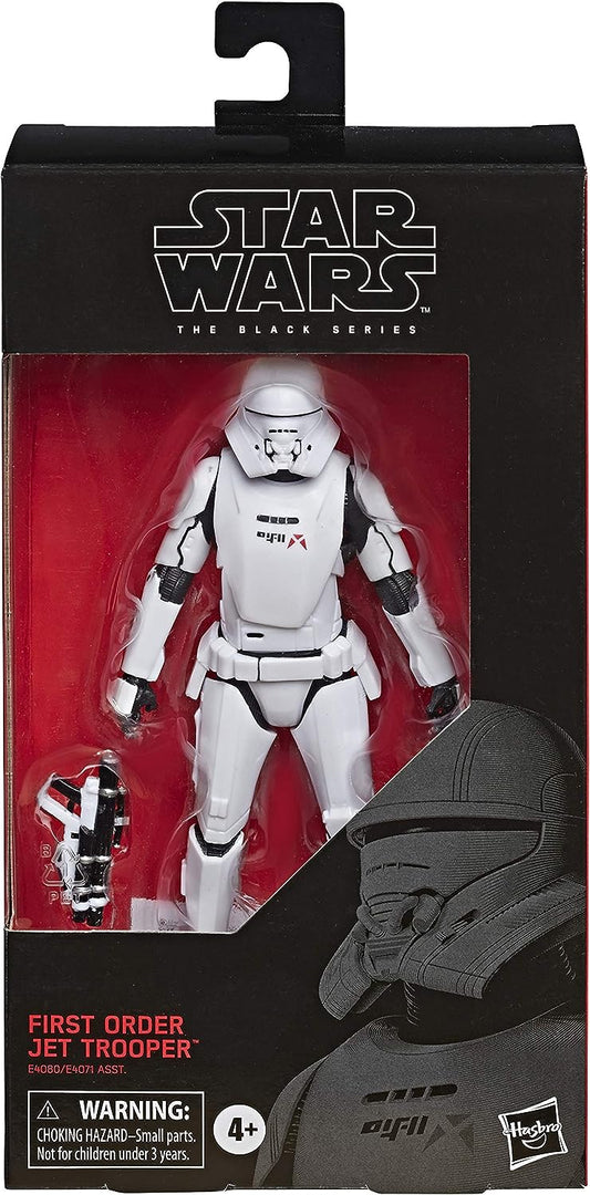 STAR WARS: FIRST ORDER JET TROOPER (FIG) - BLACK SERIES-#99 (DAMAGED BOX)