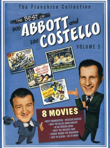 THE BEST OF ABBOTT & COSTELLO, VOL. 3 ( GO TO MARS / IN THE FOREIGN LEGION / MEET FRANKENSTEIN / MEET THE INVISIBLE MAN / MEET THE KILLER / COMIN' ROUND THE MOUNTAIN / LOST IN ALASKA / MEXICAN HAYRIDE [IMPORT]