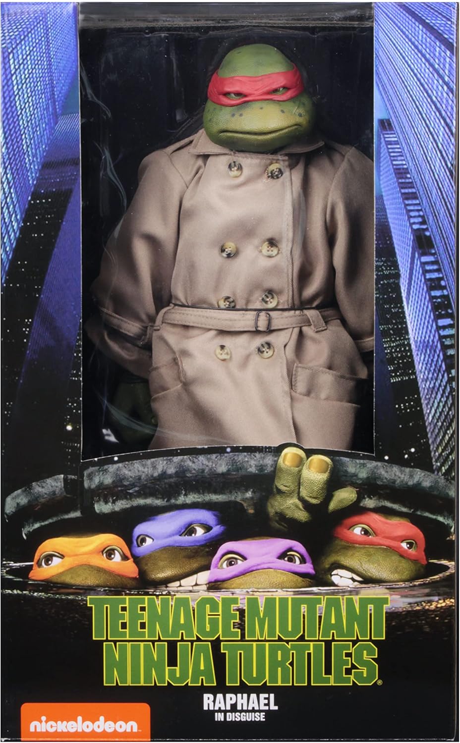 TMNT (1990 MOVIE): RAPHAEL IN DISGUISE (16.5") - NECA-1/24 SCALE