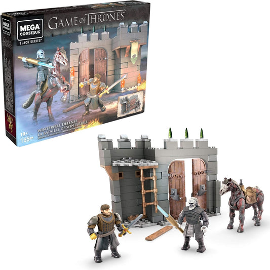 GAME OF THRONES: WINTERFELL DEFENSE (185 PCS) - MEGA CONSTRUX-BLACK SERIES