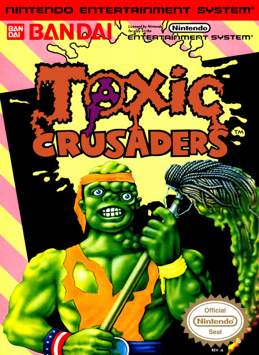 TOXIC CRUSADERS  - NES (W/BOX & MANUAL)