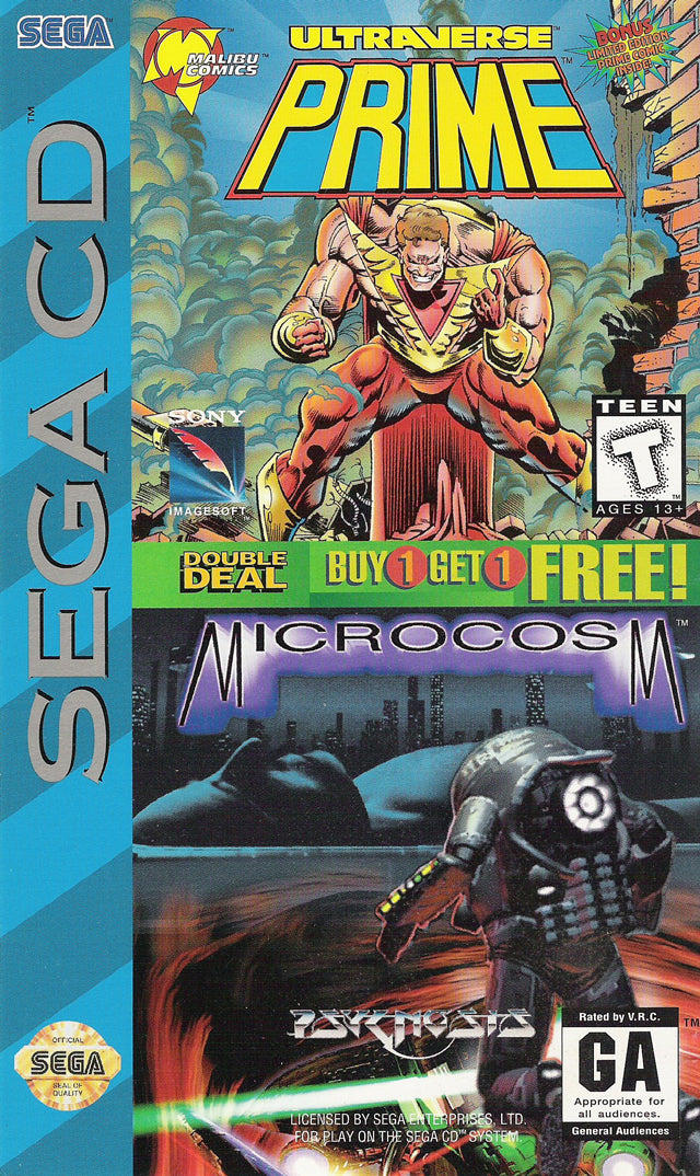 ULTRAVERSE PRIME/MICROCOSM  - SEGACD