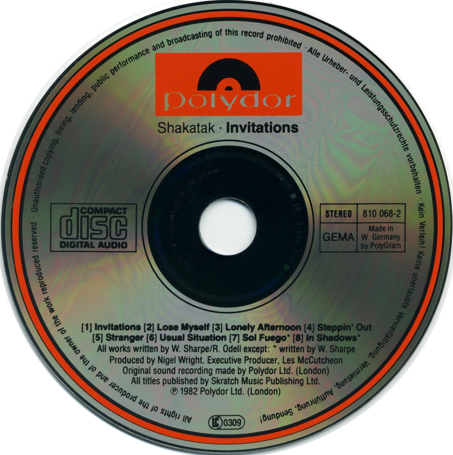 SHAKATAK  - INVITATIONS