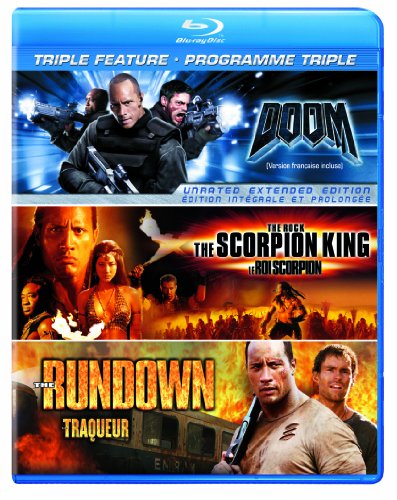 DOOM / SCORPION KING / RUNDOWN [BLU-RAY] (BILINGUAL)