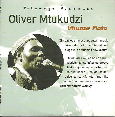 MTUKUDZI, OLIVER  - VHUNZE MOTO (AFRICA)