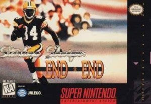 STERLING SHARPE: END 2 END  - SNES (W/BOX & MANUAL)