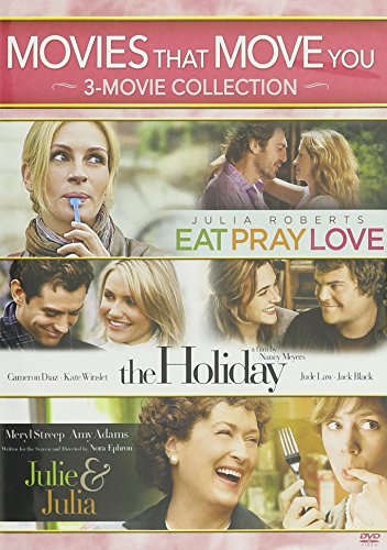 EAT PRAY LOVE/HOLIDAY/JULIE & JULIA - DVD-3 MOVIE COLLECTION-MOVIES THAT MOVE