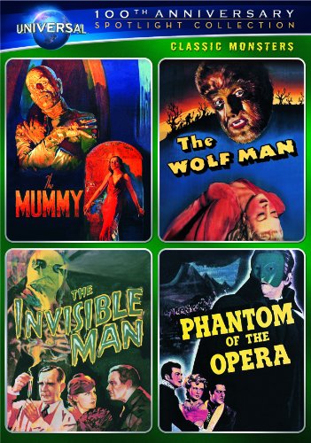 CLASSIC MONSTERS SPOTLIGHT COLLECTION (THE MUMMY (1932) / THE WOLF MAN / THE INVISIBLE MAN / PHANTOM OF THE OPERA (1943)) (UNIVERSAL'S 100TH ANNIVERSARY EDITION)