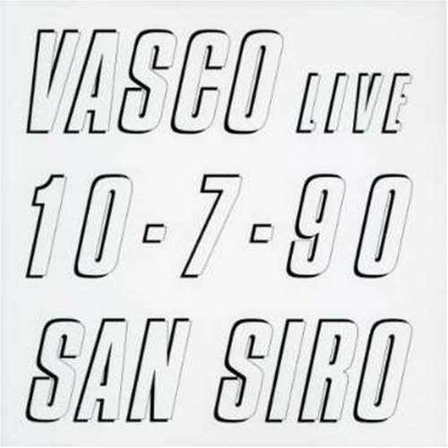 ROSSI, VASCO  - VASCO LIVE 10-7-90 SAN SIRO