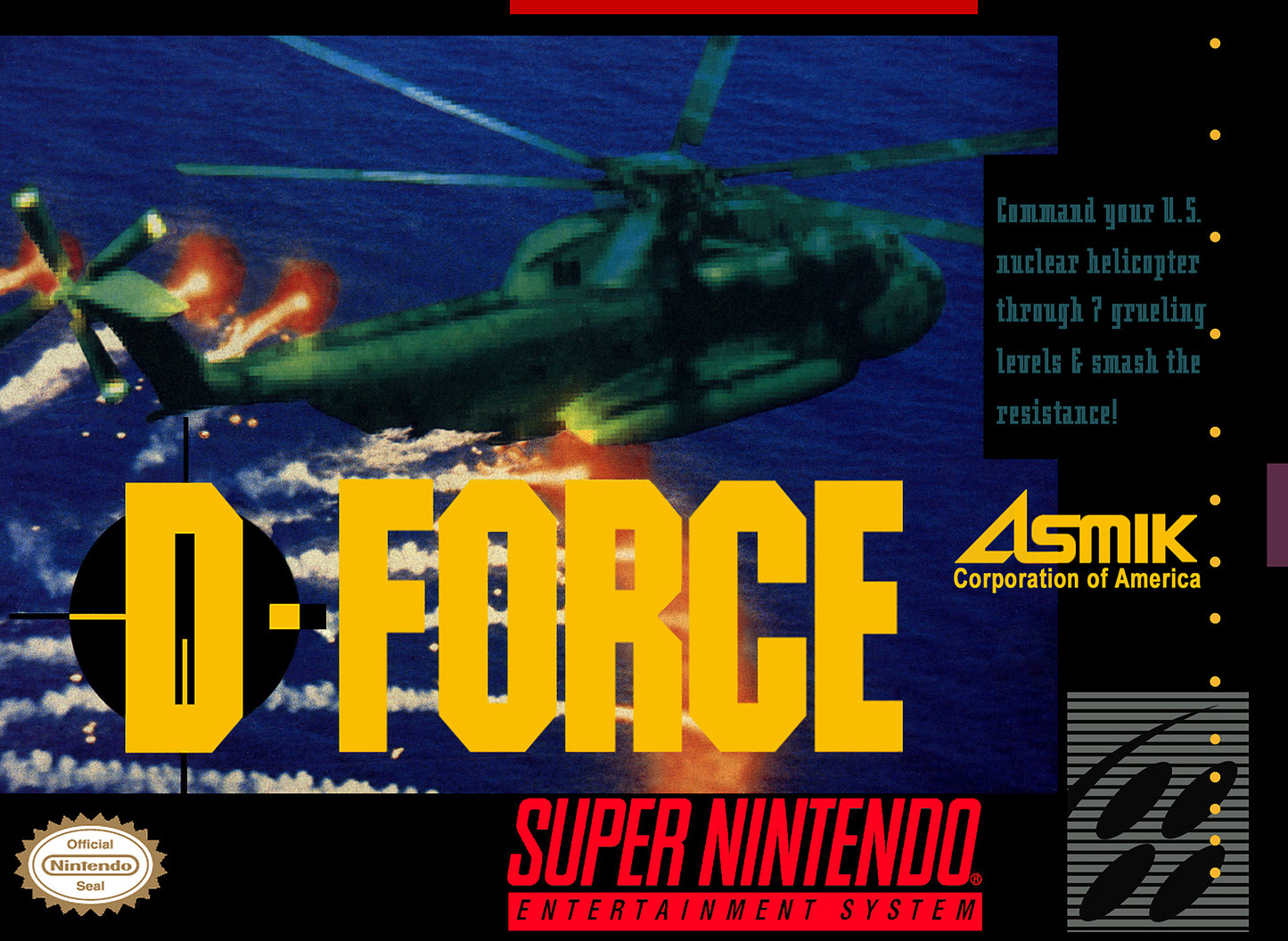 D-FORCE  - SNES (W/BOX)