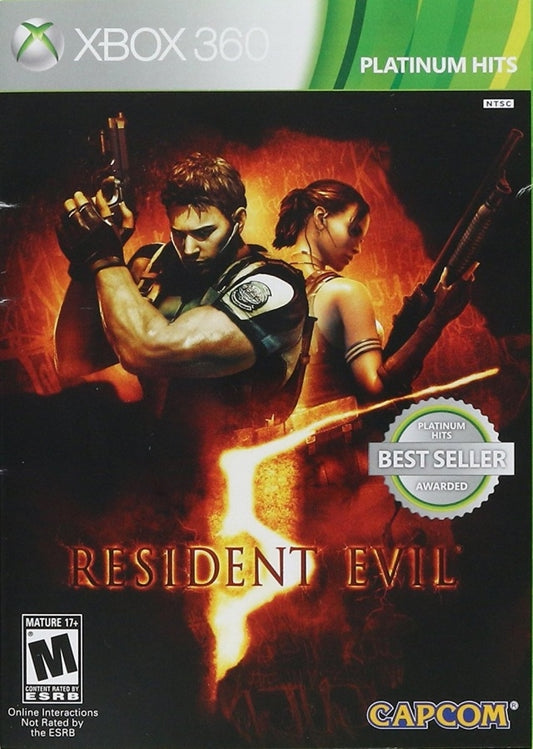 RESIDENT EVIL 5 (PLATINUM HITS)  - XBX360
