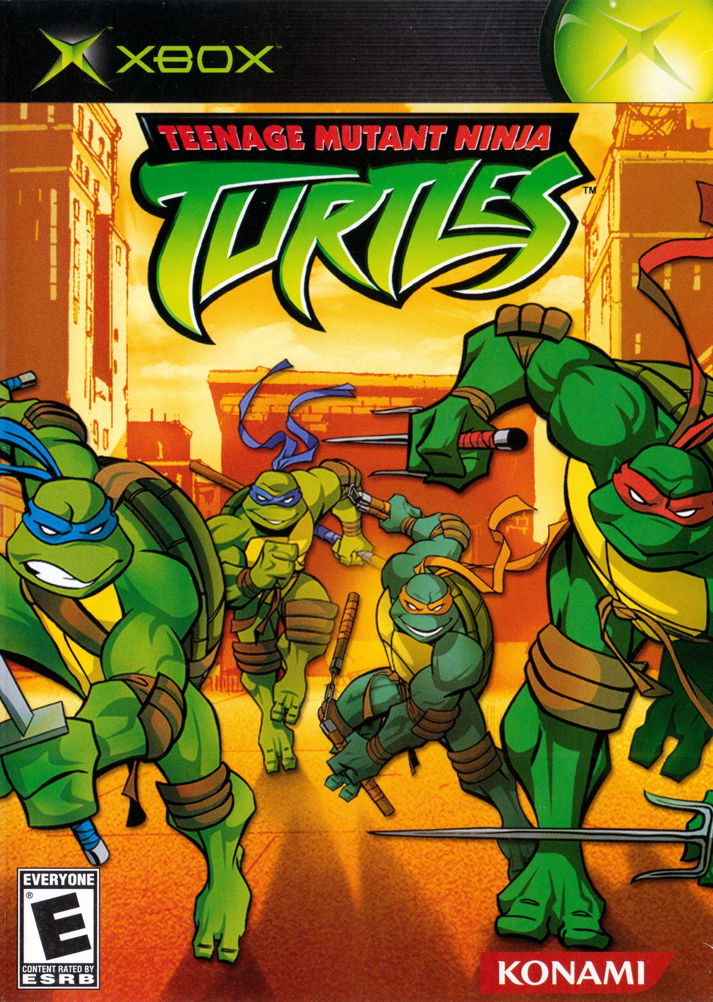 TEENAGE MUTANT NINJA TURTLES  - XBOX