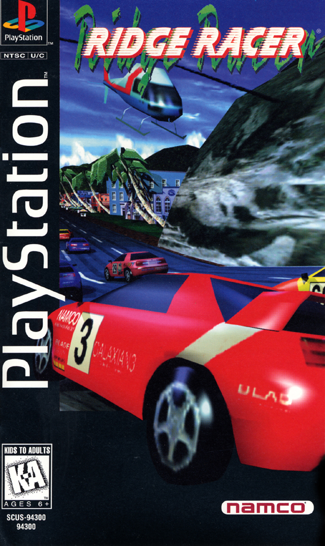 RIDGE RACER (LONGBOX)  - PS1