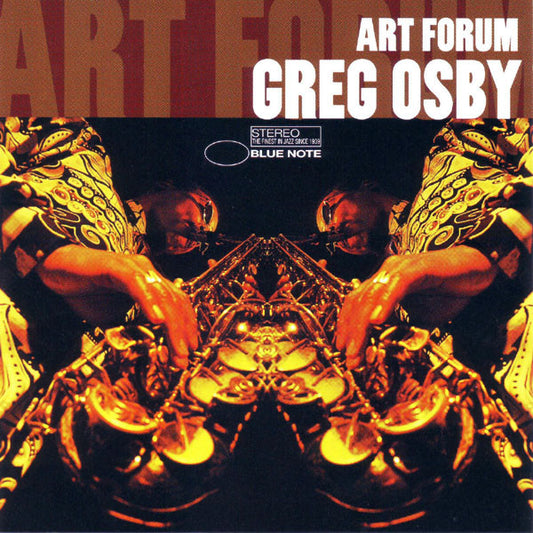 OSBY, GREG  - ART FORUM