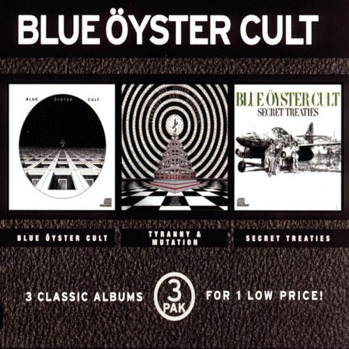 BLUE OYSTER CULT - BLUE OYSTER CULT /TYRANNY & MUTATION / SECRET TREATIES (3CD)