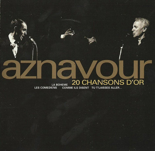 AZNAVOUR, CHARLES  - 20 CHANSONS D'OR