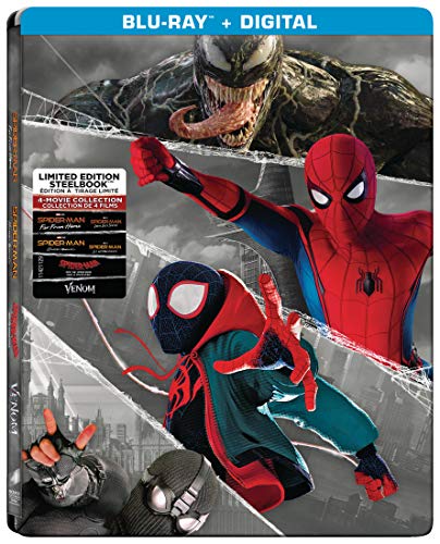 SPIDER-MAN: FAR FROM HOME / SPIDER-MAN: HOMECOMING / SPIDER-MAN: INTO THE SPIDER-VERSE / VENOM (2018) - SET [BLU-RAY] (BILINGUAL)