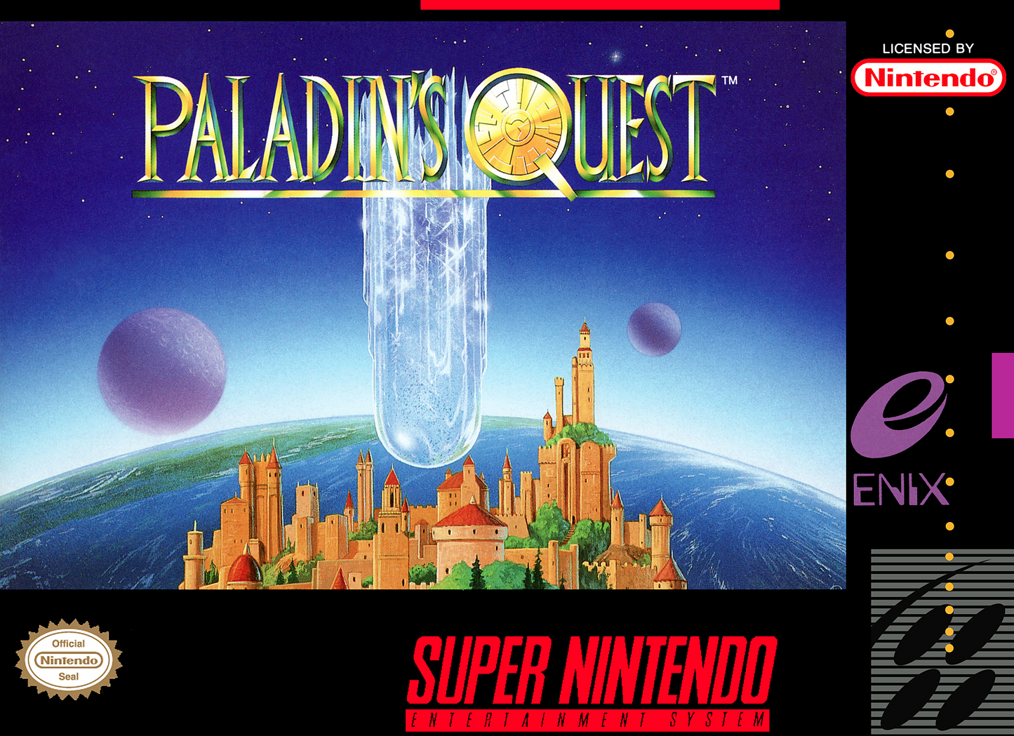 PALADIN'S QUEST  - SNES (W/BOX)