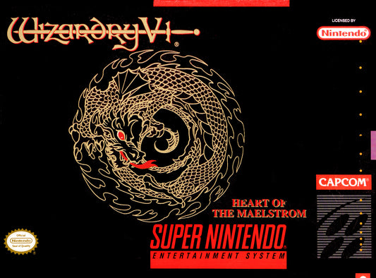 WIZARDRY V: HEART OF THE MAELSTROM  - SNES