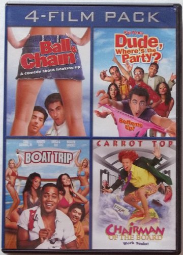 BALL & CHAIN/DUDE, WHERES THE PARTY/BOAT - DVD-4 FILM PACK