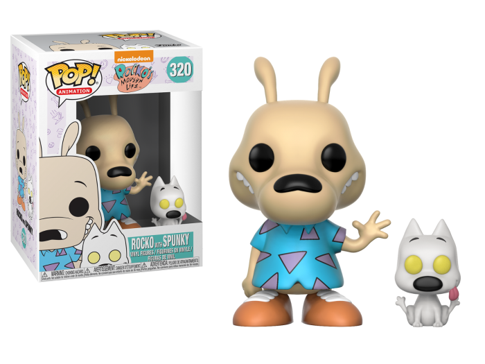 ROCKO'S MODERN LIFE: ROCKO WITH SPUNKY #320/HEFFER #321 - FUNKO POP!-SET OF 2