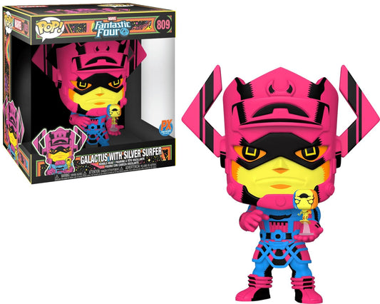 FANTASTIC FOUR: GALACTUS WITH SILVER SURFER #809 (10") - FUNKO POP!-BLACKLIGHT-EXCLUSIVE